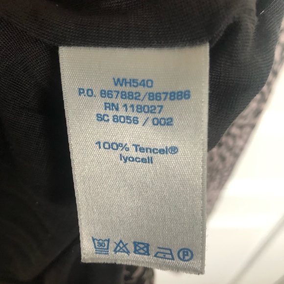 Boden midi dress Grey Cream abstract pattern 10US - Picture 5 of 6